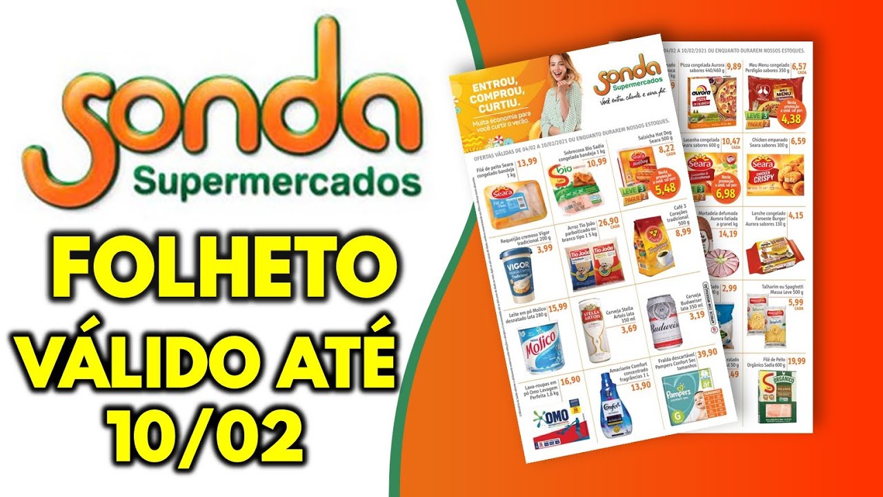 FOLHETO SONDA SUPERMERCADO V&Aacute;LIDO AT&Eacute; 10/02 | Ofertas e Promo&ccedil;&atilde;o | FOLHETOS SHOW