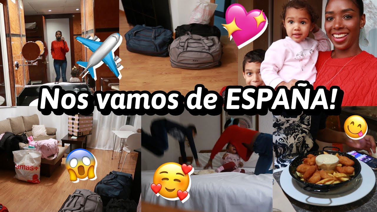 ✈️NOS VAMOS DE ESPAÑA🇪🇸 + 🙏CAMBIOS EN NUESTRA VIDA🥰 + LLEGAMOS AL HOTEL EN MADRID | 12 Dic 2022
