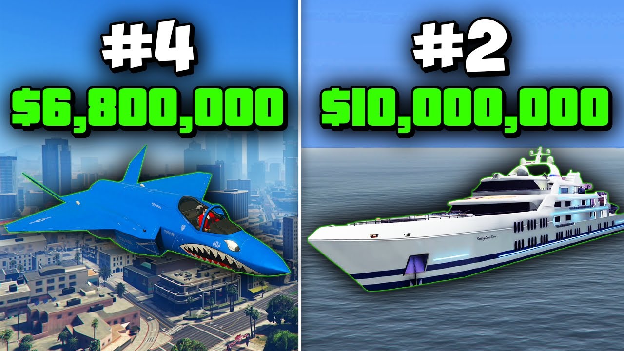 I Bought GTA Online's MOST EXPENSIVE Items