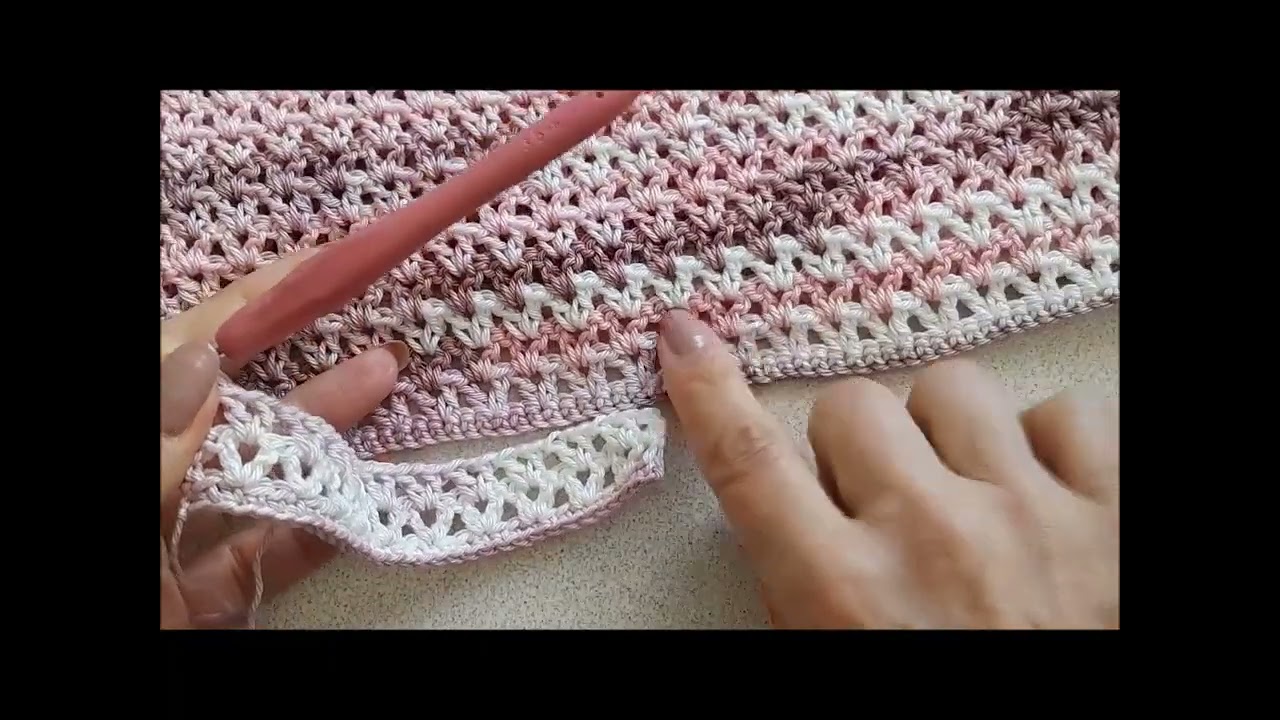 Blusa super facile uncinetto -  Super easy blouse, crochet  - Blusa súper fácil, crochet