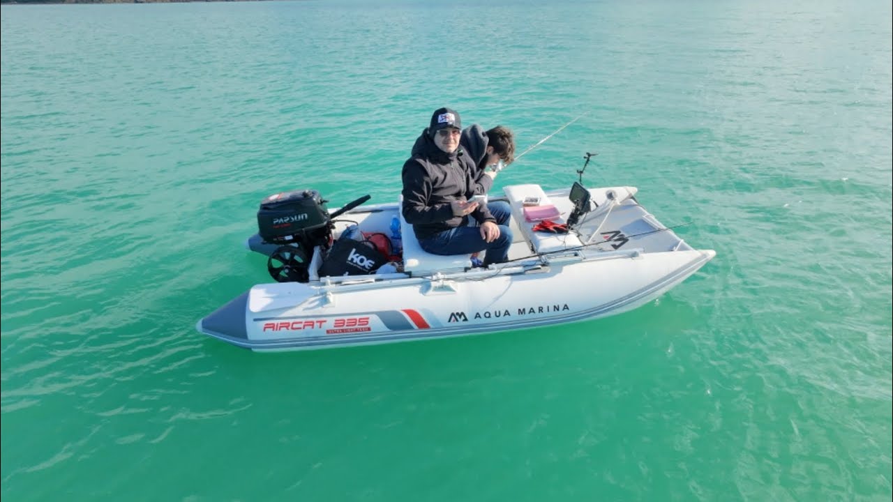 Aircat 11 e Motore Parsun 6 HP - Test in Mare 🌊🎣