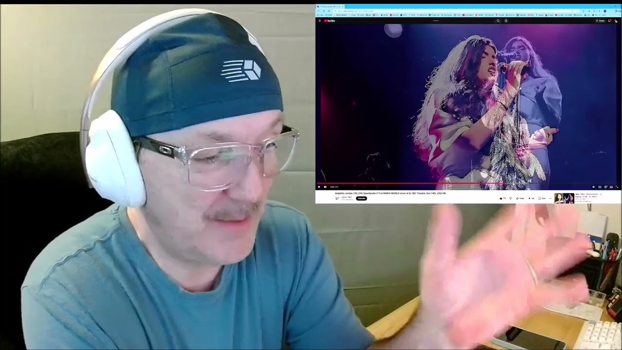 First Time Reaction to Angelina Jordan - It's A Mans World (El Rey)