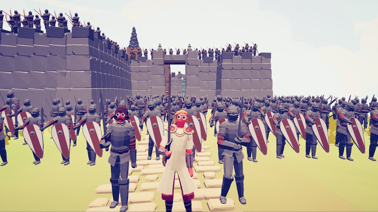 CAN 200x MEDIEVAL ARMY KILL ENEMY LORD? - Totally Accurate Battle Simulator TABS