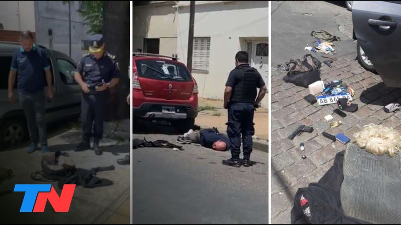 Robaron un bolso con $800 mil, la policía los persiguió 20 cuadras y se enfrentaron a tiros