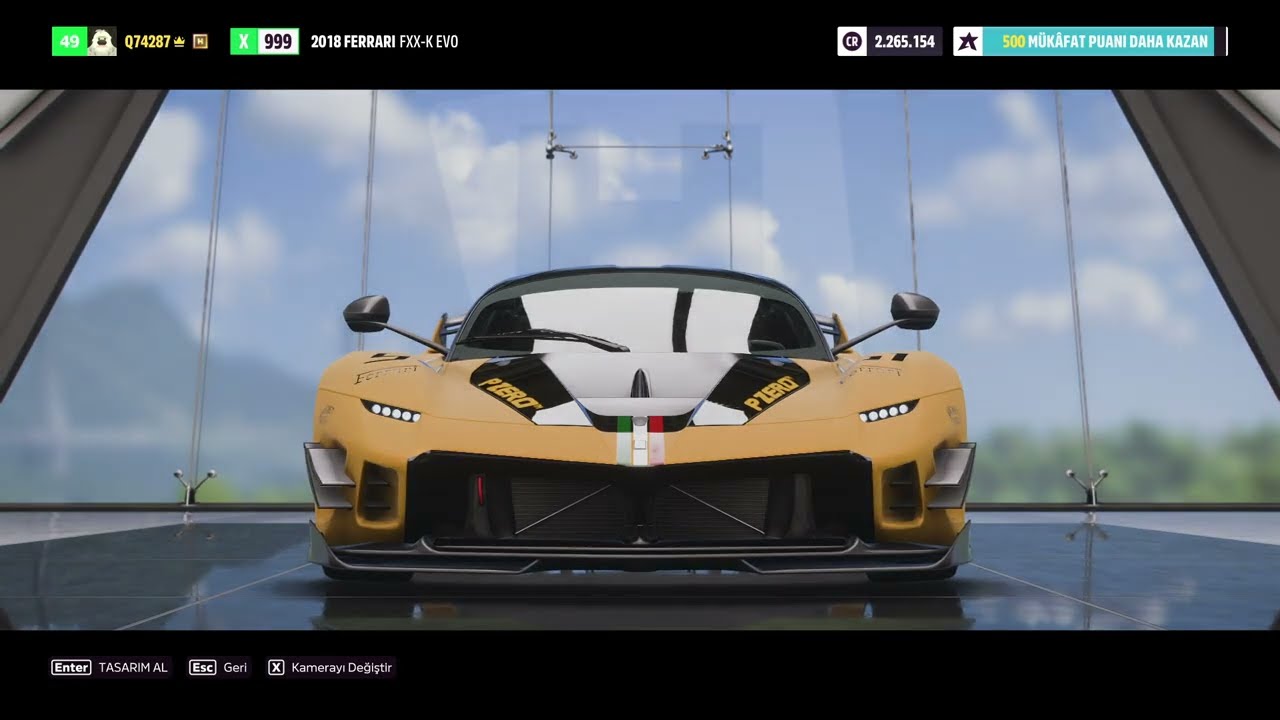 Ferrari FXX-K EVO Sadece müziği dinle ve izle...Forza Horizon5