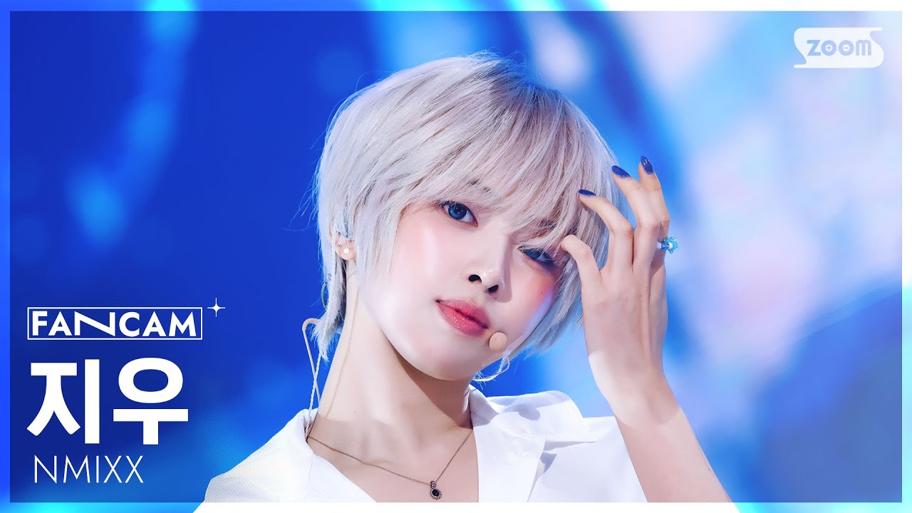 [안방1열 직캠4K] 엔믹스 지우 'Blue Valentine' (NMIXX JIWOO FanCam) @SBS Inkigayo 251026