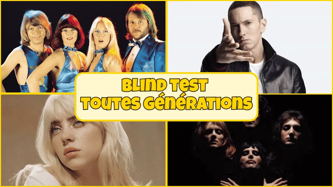 Blind test toutes générations (1960-2025)