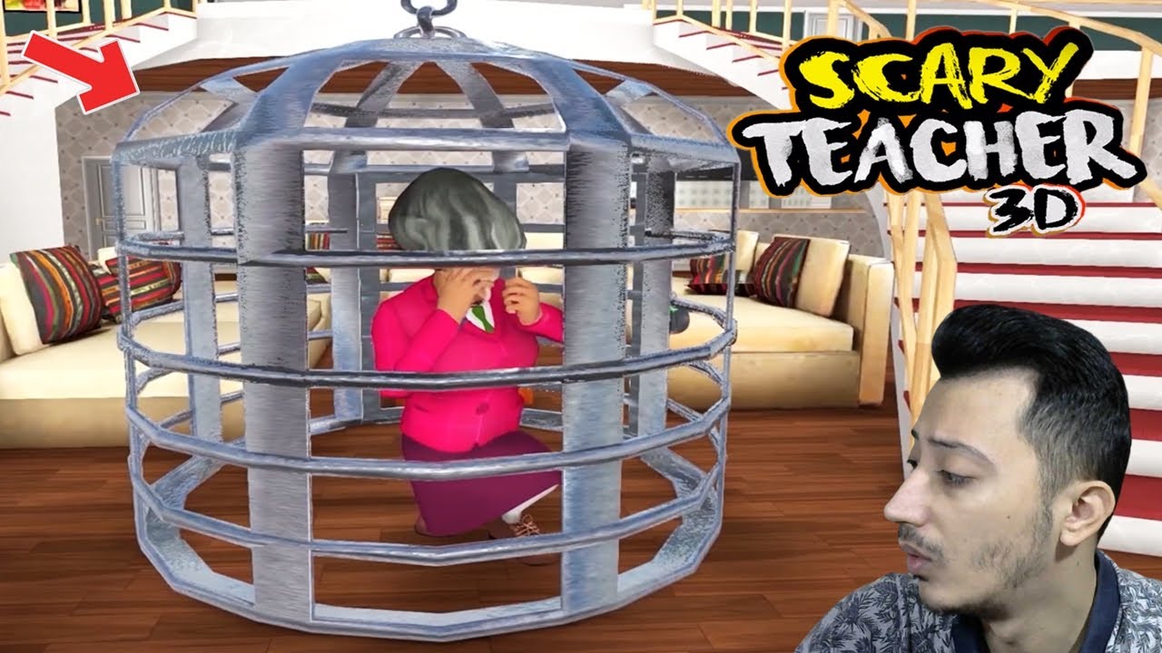 SCARY TEACHER EVİNDE HAPİS OLDU !