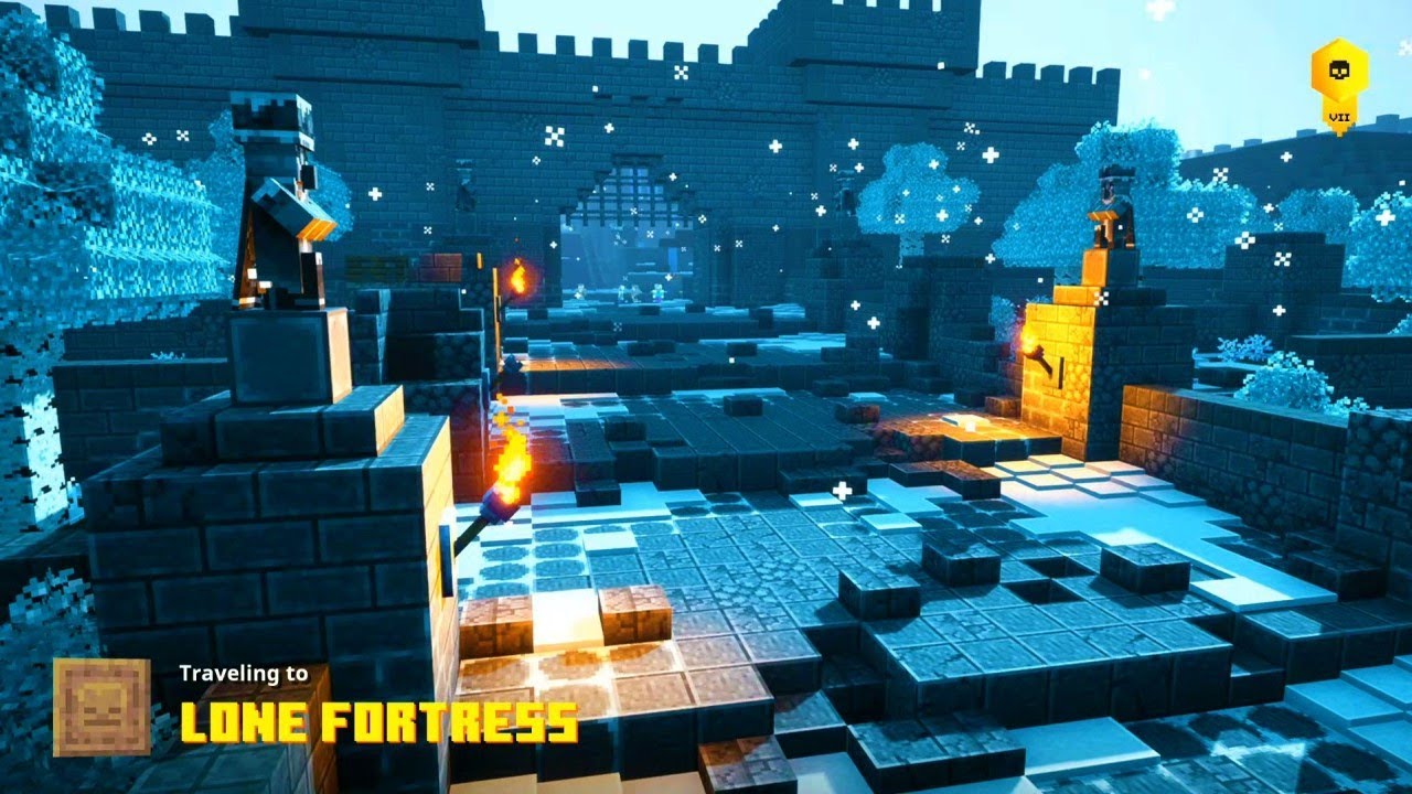 Minecraft Dungeons (Creeping Winter DLC) Lone Fortress