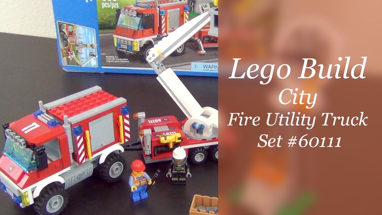 Let's Build - LEGO City Fire Utility Truck Set #60111