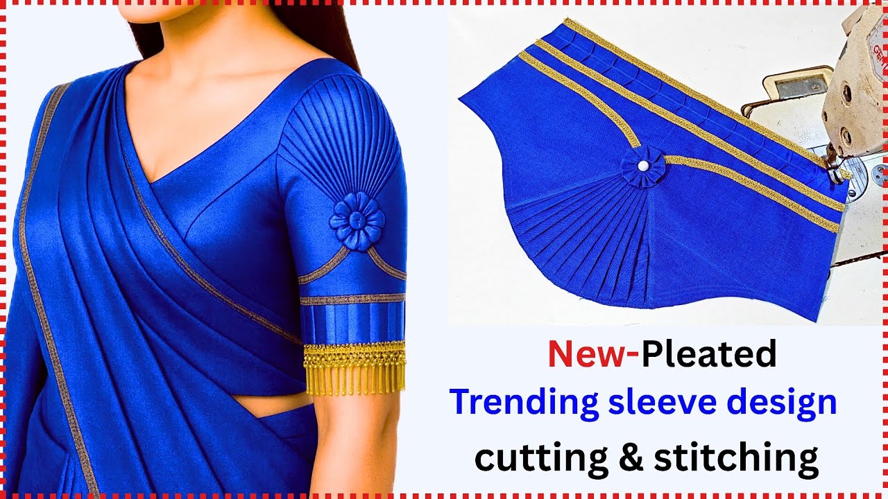 New Trending Sleeve Design Cutting & Stitching | बाजू डिजाइन 2025 | latest new design tutorial