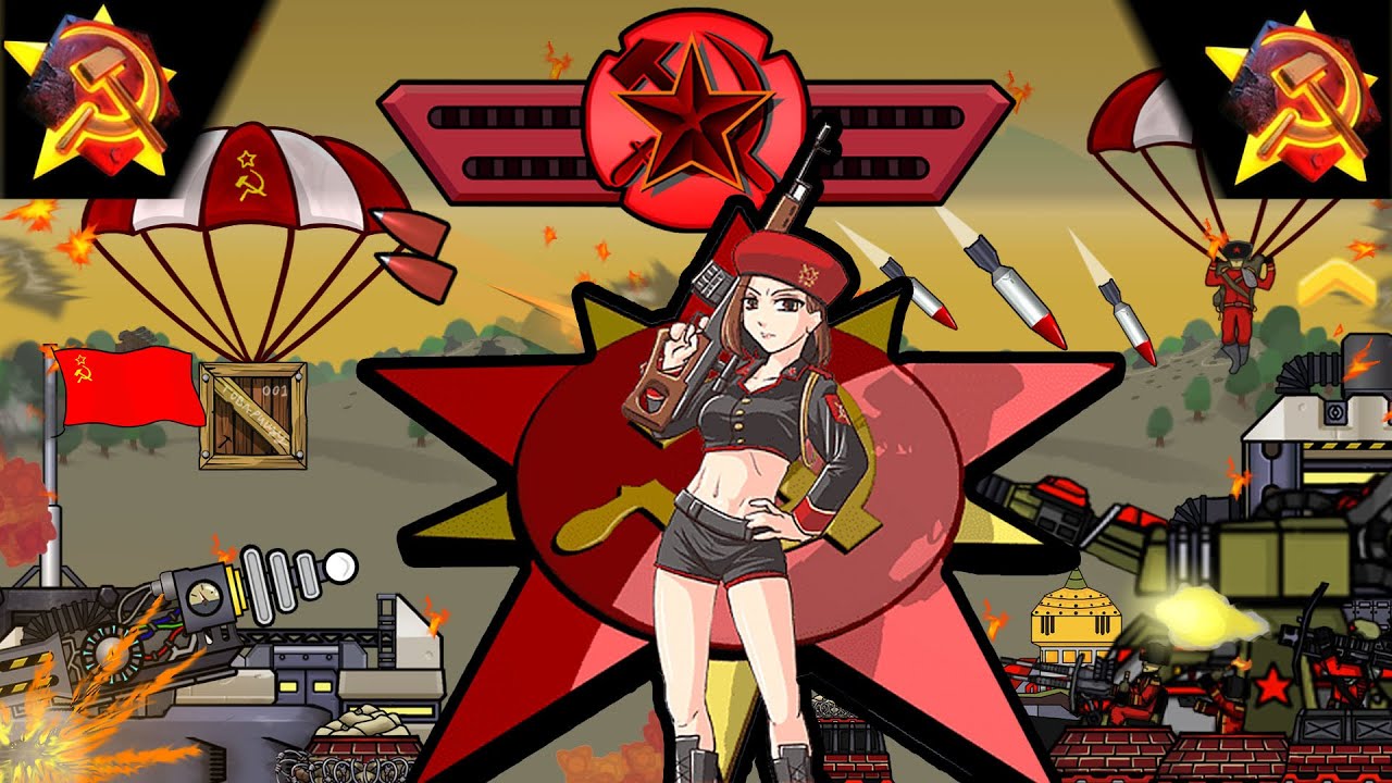 Динамичный бой в Forts Red Alert Mod