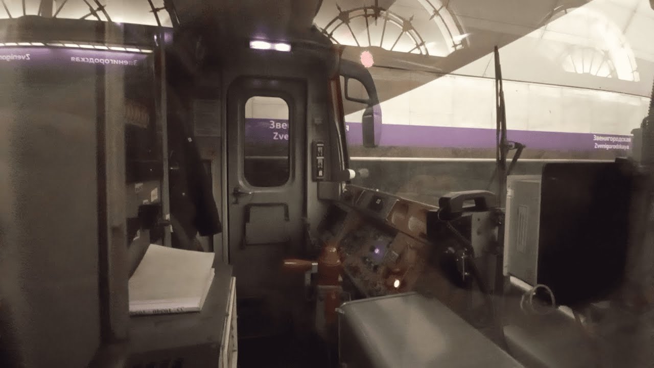 Поездка на 81.540.2 №10341 Звенигородская - Волковская (Линия 5)