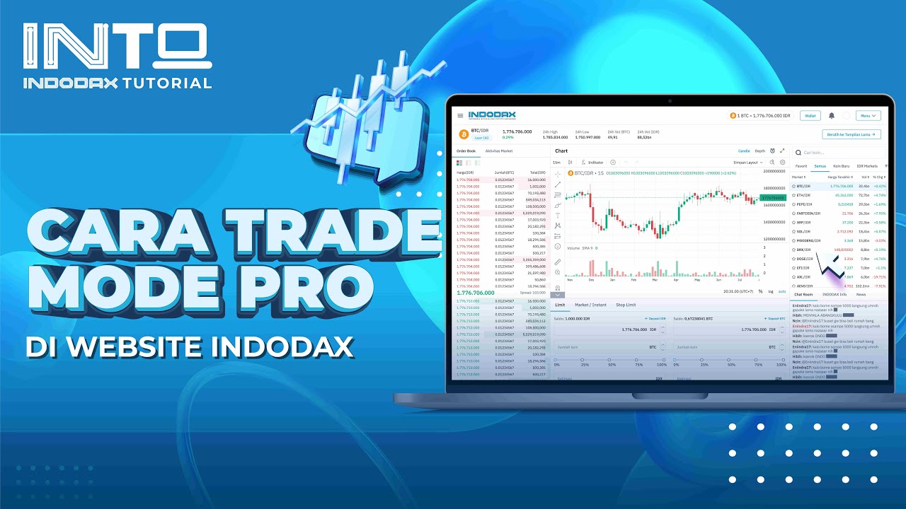 Cara Mudah Beli & Jual Kripto di Website Indodax Mode Pro (Lengkap)