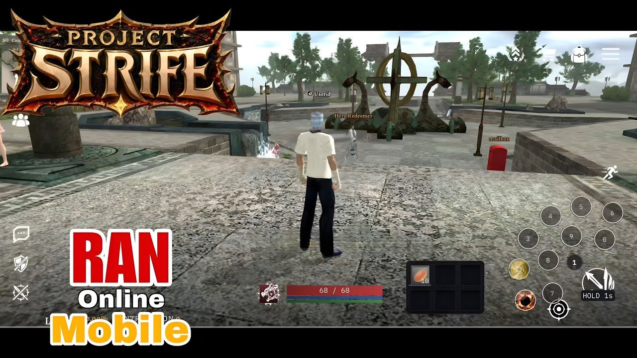 RAN ONLINE Mobile - Project STRIFE ONLINE | walkthrough  | Open World MMORPG game