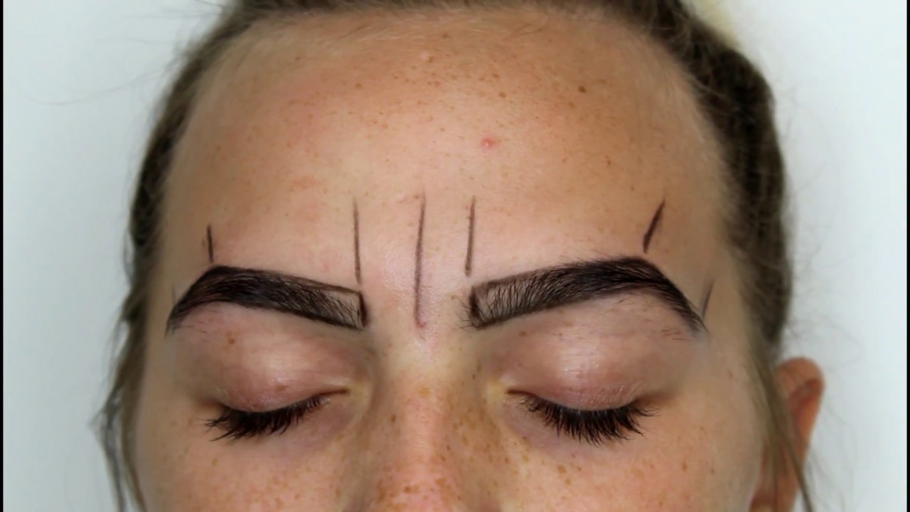 How To Draw Perfect Eyebrows (Microblading Preperation)