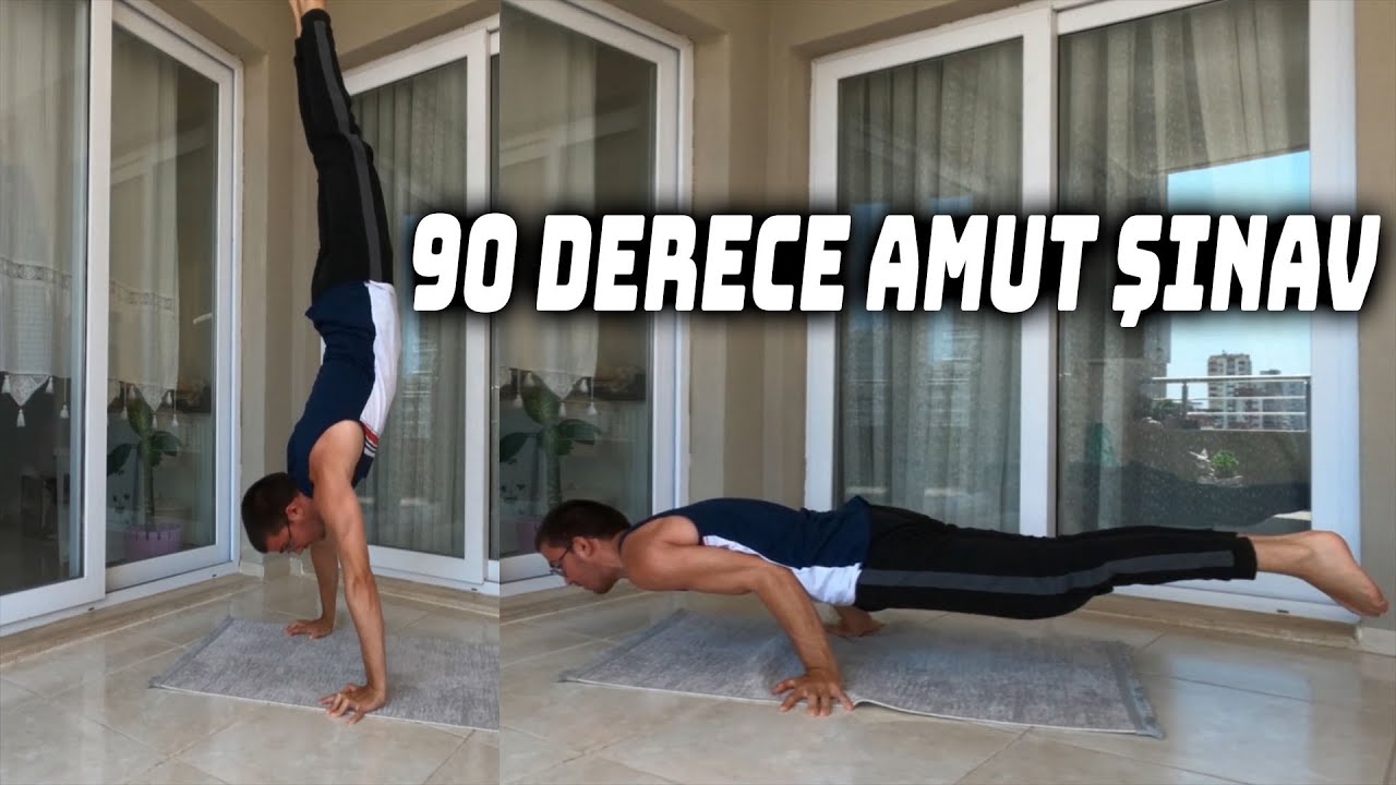 90 derece Handstand Push Ups | Street Workout - Calisthenics