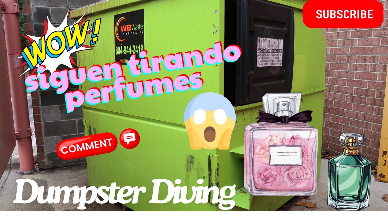 ♻️😯Wow siguen tirando perfumes‼️☺️Lo que Tiran Las tiendas en usa 🇺🇲Dumpster Diving♻️👍