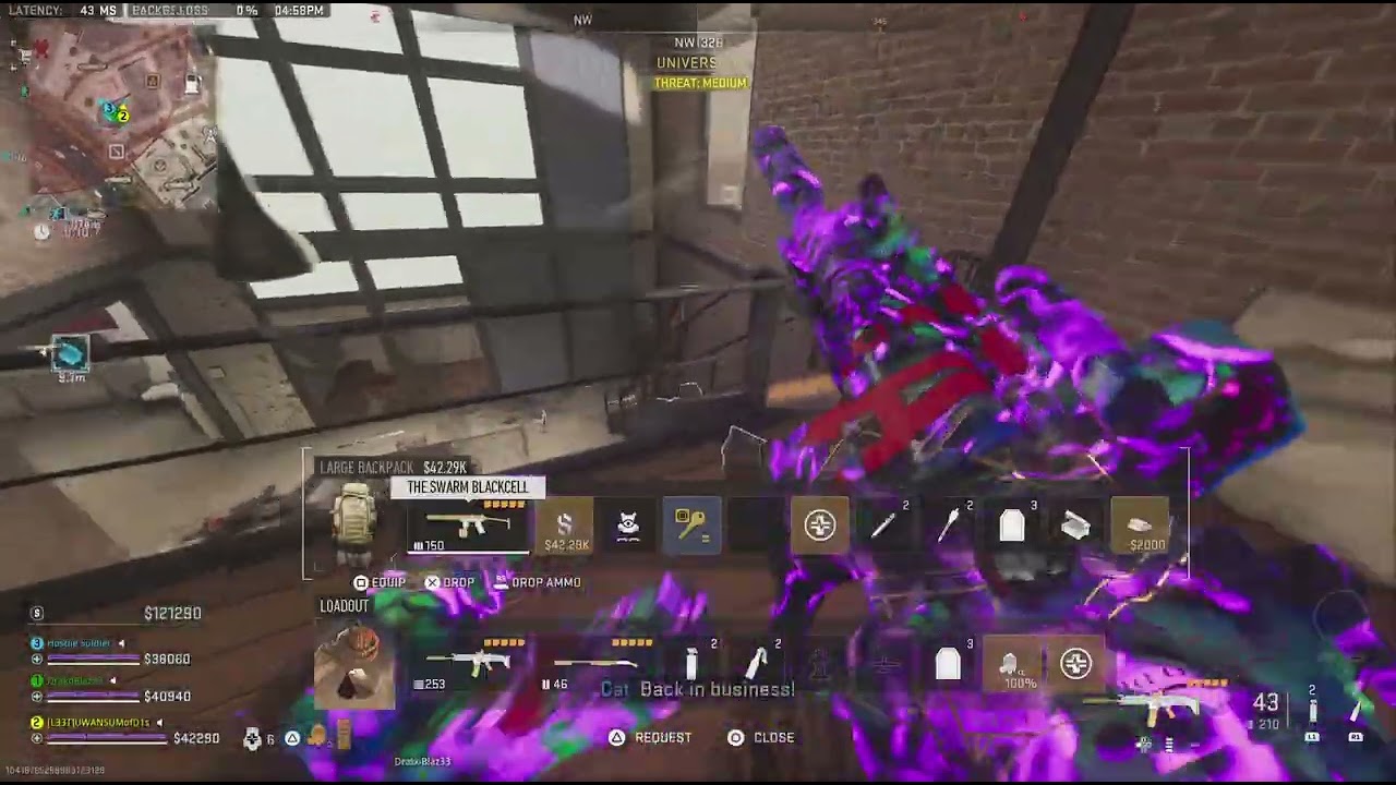DMZ gun fight w randoms, then off to getting smoked by a water RAT 