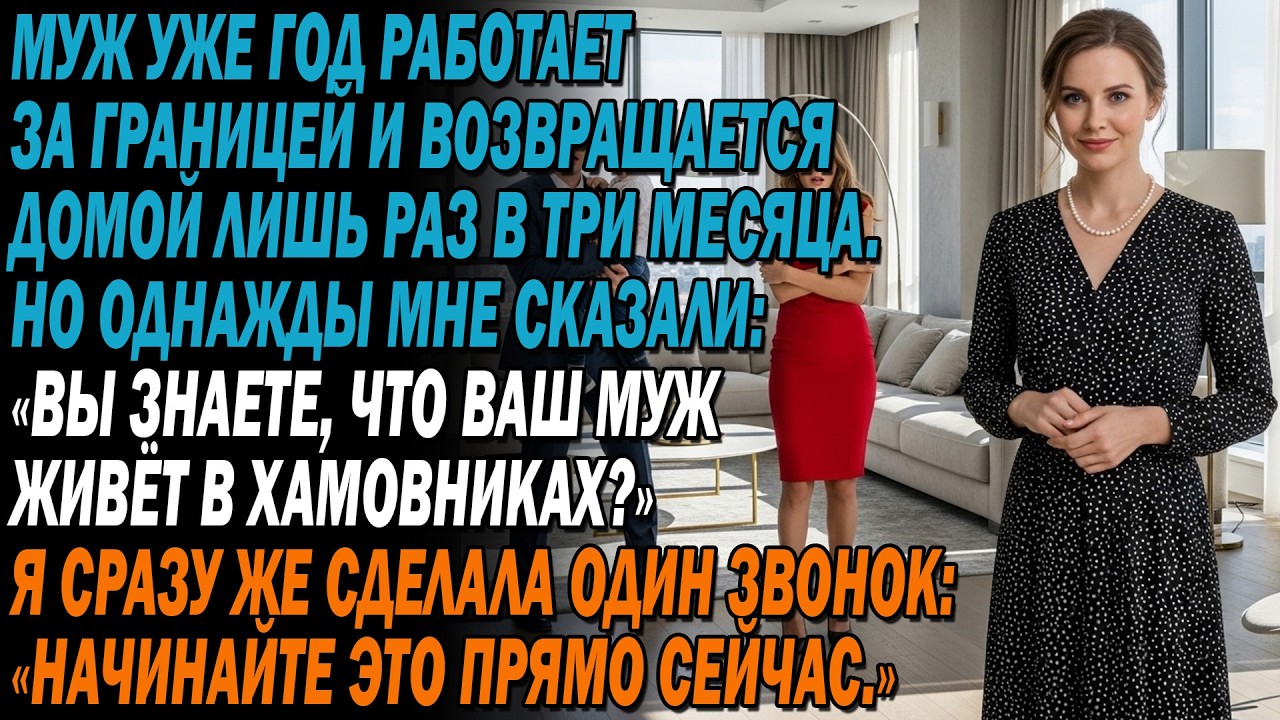✈️Муж за границей и приезжает раз в 3 месяца. 😳Но однажды сказали: он живёт рядом — и я…