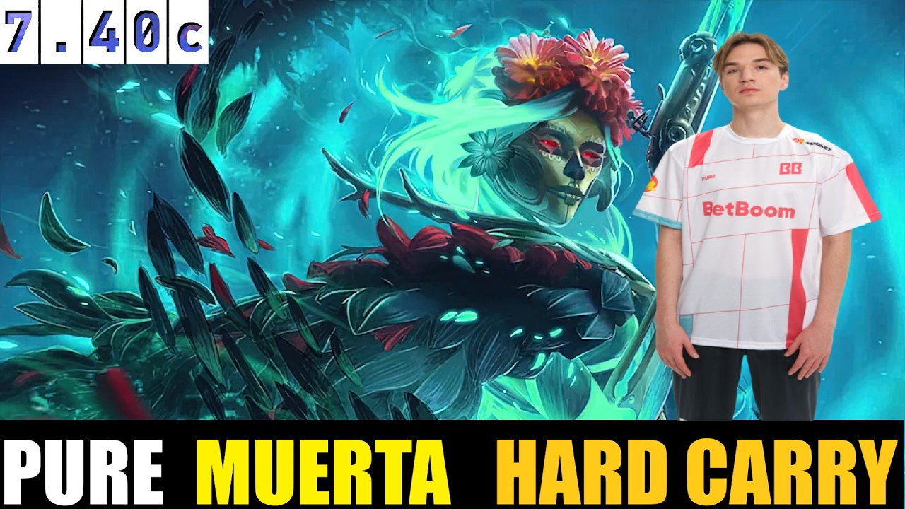 🤯PURE [Muerta] CARRY 7.40C - DOTA 2 HIGHEST MMR MATCH#dota2   #dota2gameplay