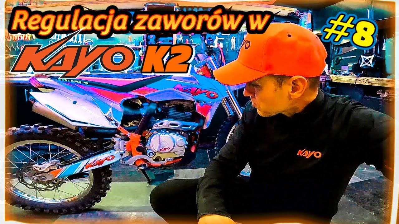 #8 Regulacja zaworów w chińskim crossie / Kayo K2 / Kayo 250