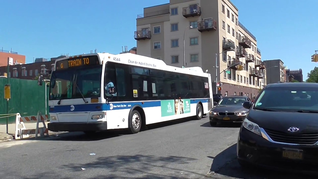 NYCT Regional Bus: Orion VII NG 4544 (G) Train Shuttle Bus@Myrlte/Marcy Avenues