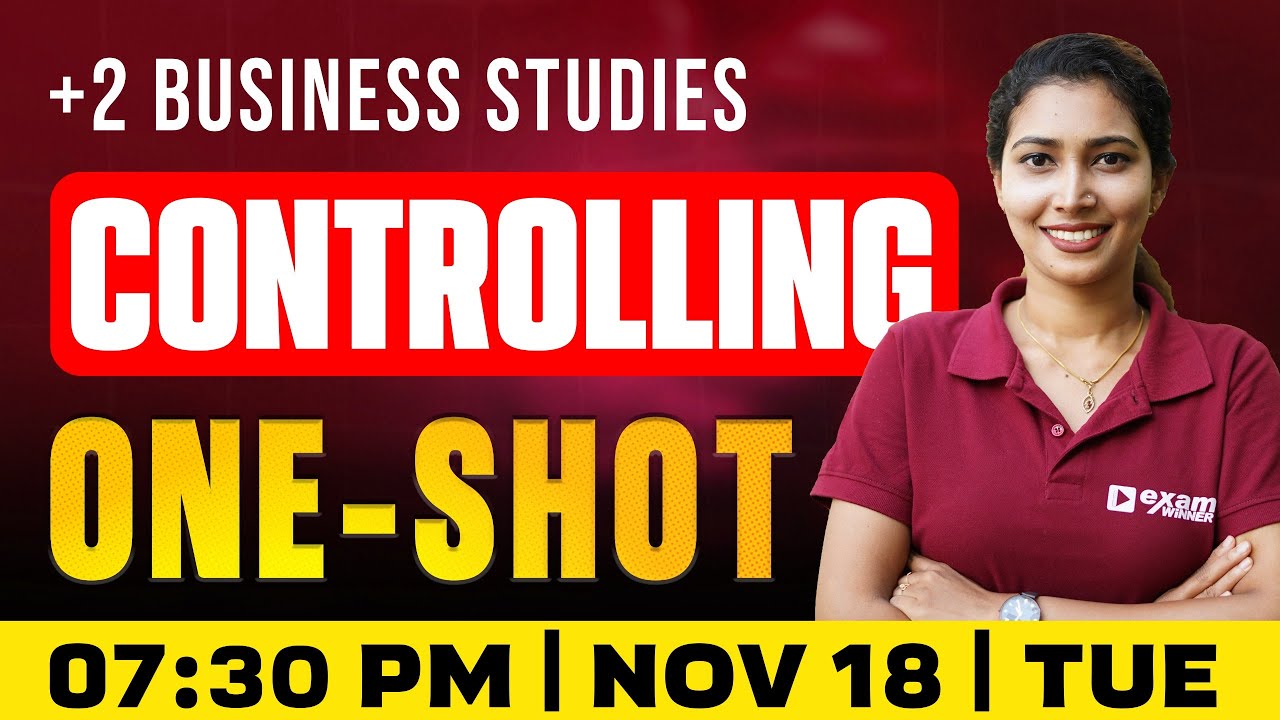 Plus Two Business Studies | Controlling | Oneshot | Exam Winner