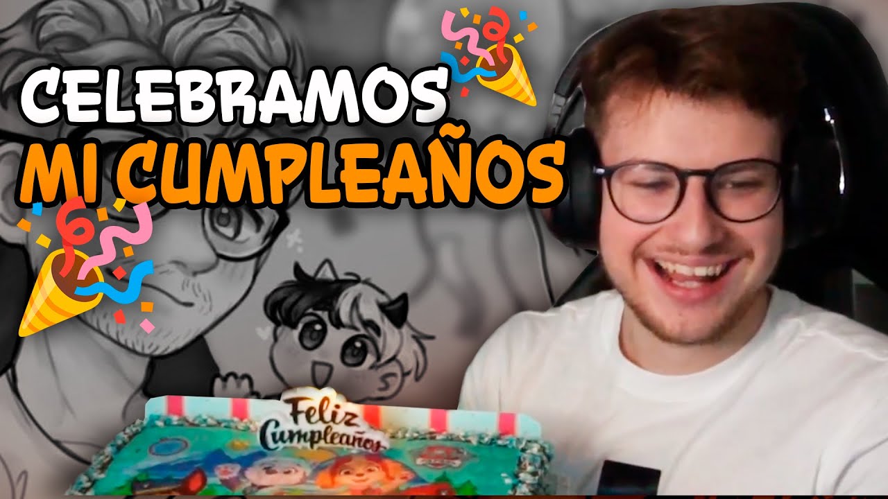 CELEBRO MI CUMPLEAÑOS CON VOSOTROS 🎂
