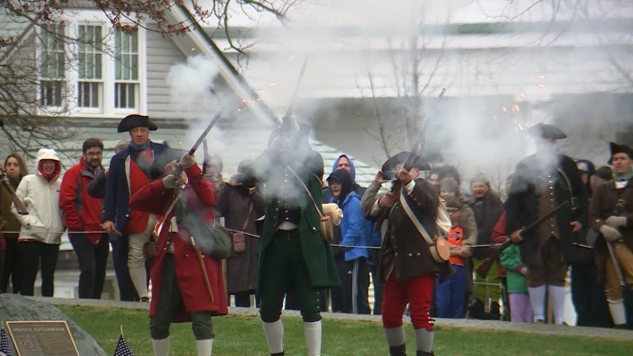 Crowds, reenactments, and Ken Burns mark Battle of Lexington 250th anniversary