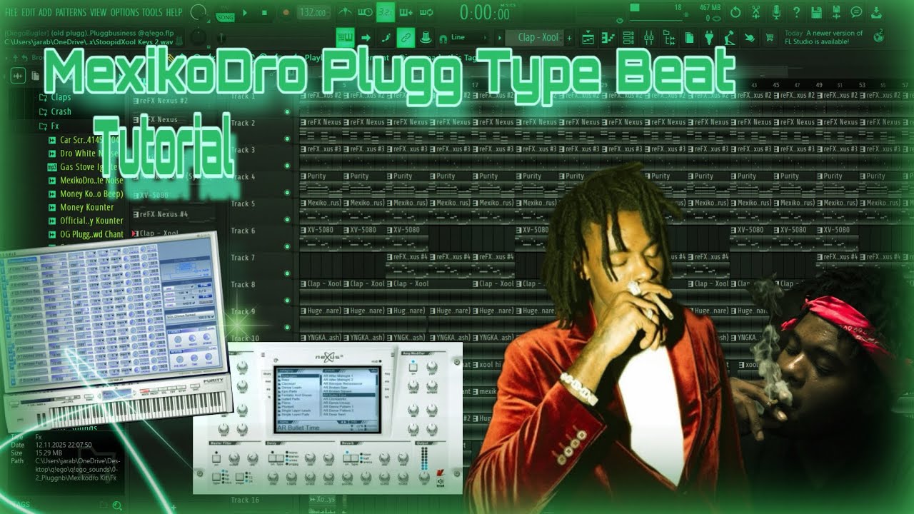 How to make Plugg Beats like MexikoDro in FL Studio | PLUGG TUTORIAL 🔌🦠