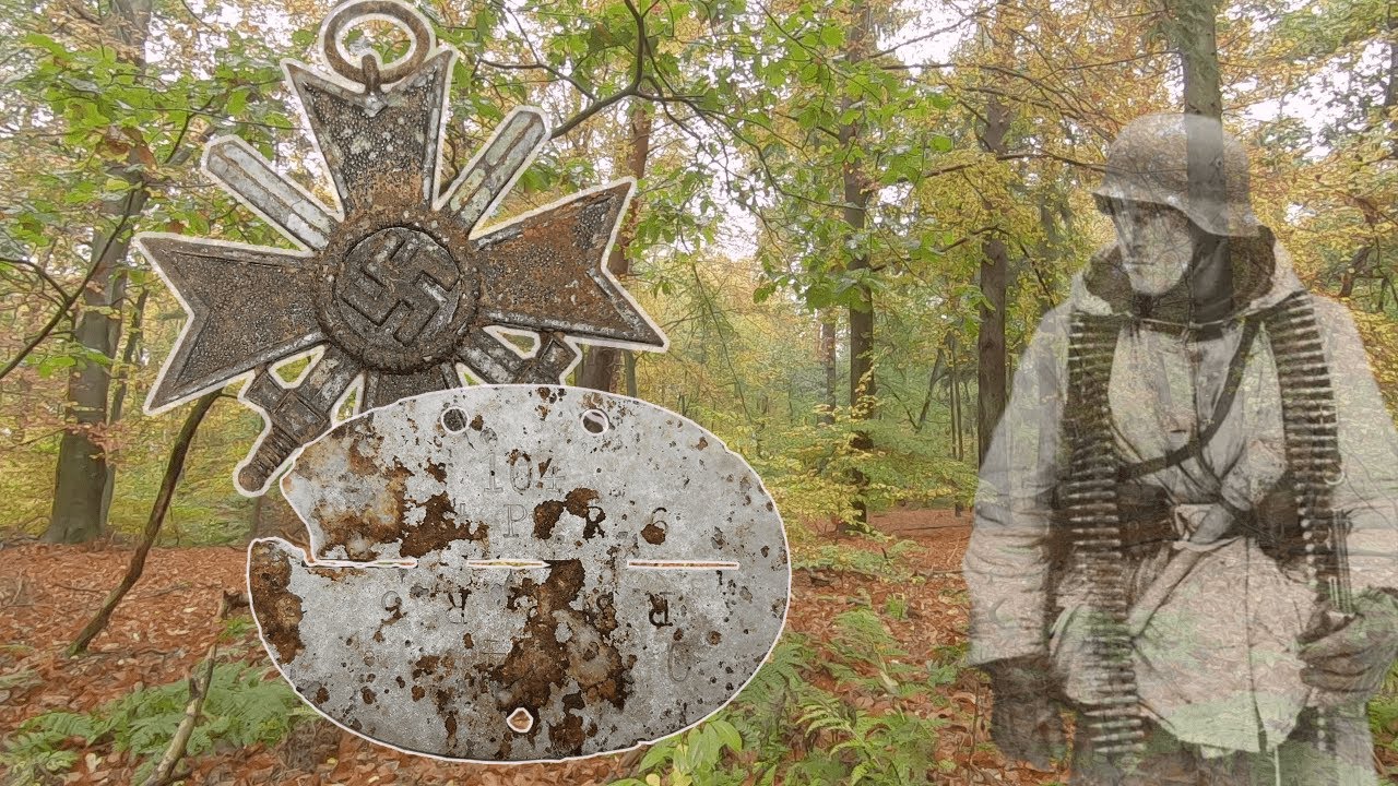 WW2 soldier's personal belongings found in German Forest [WW2 Metal Detecting]