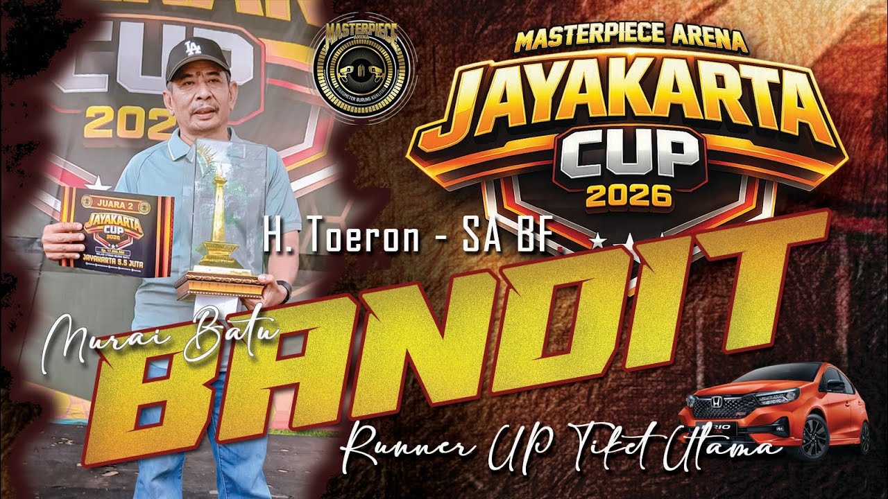 Murai Batu BANDIT Juara Runner Up Tiket utama Jayakarta Cup 2026