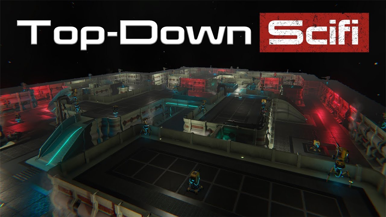 Top-down modular scifi environment