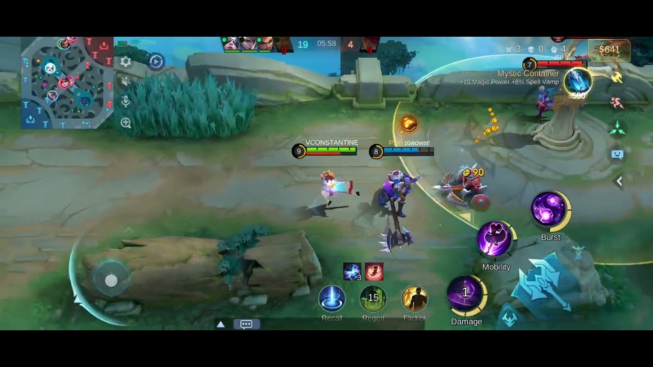 Mobile legends gameplay .
