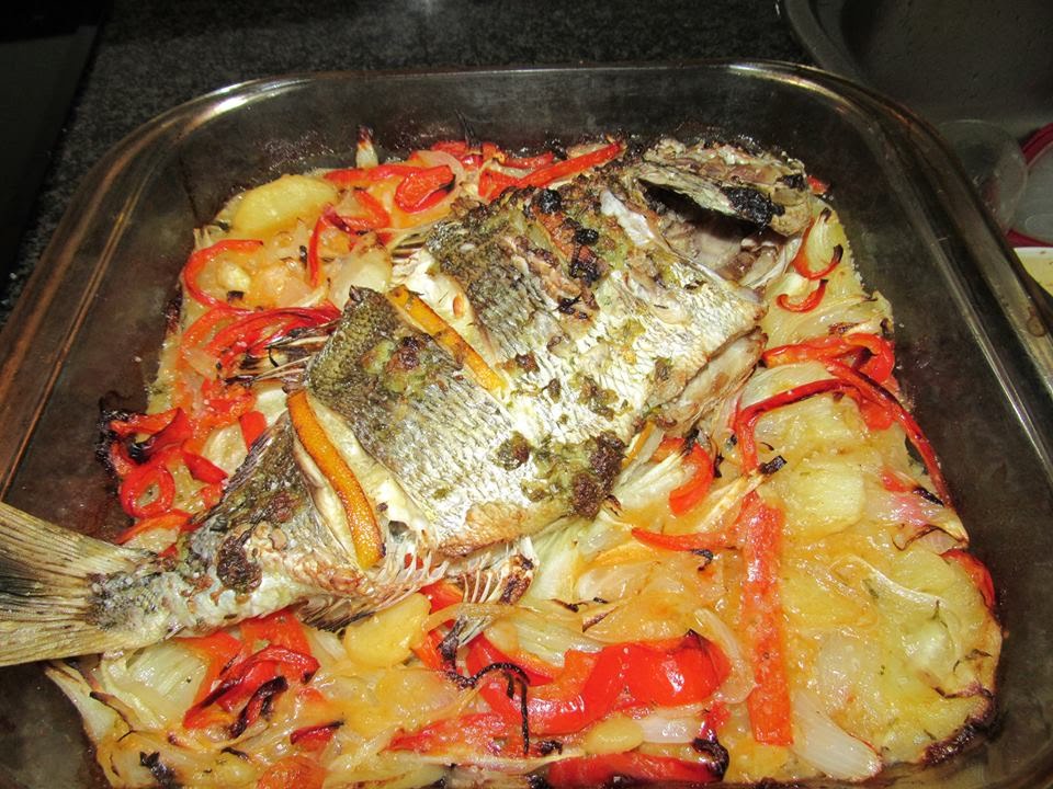 Pescado al horno [] Cocina con Luis.
