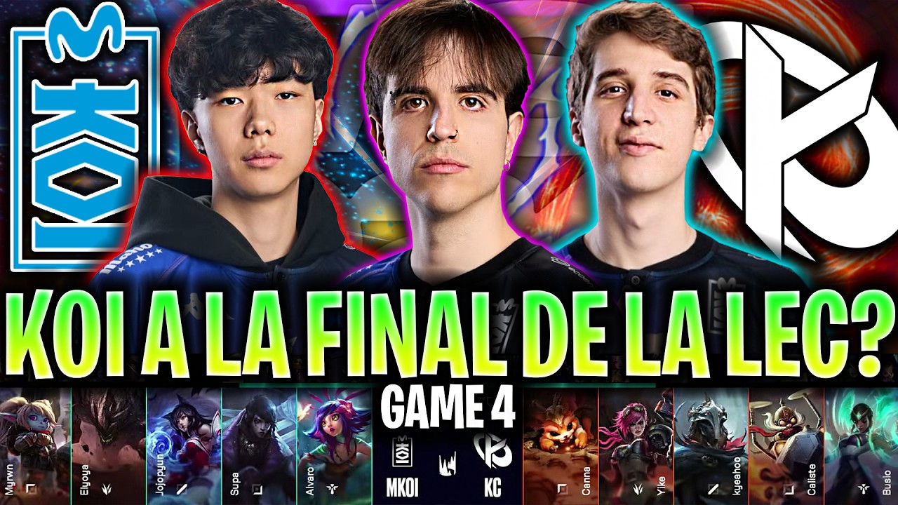KOI A LA FINAL O REMONTA KARMINE CORP?😱 - KOI vs KC Game 4 LEC VERSUS PLAYOFFS 2026 IBAI