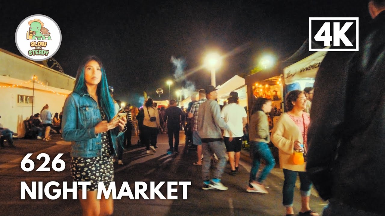 [4K] Walking Tour | 626 Night Market OC | 2022 Food Adventure Orange County, California