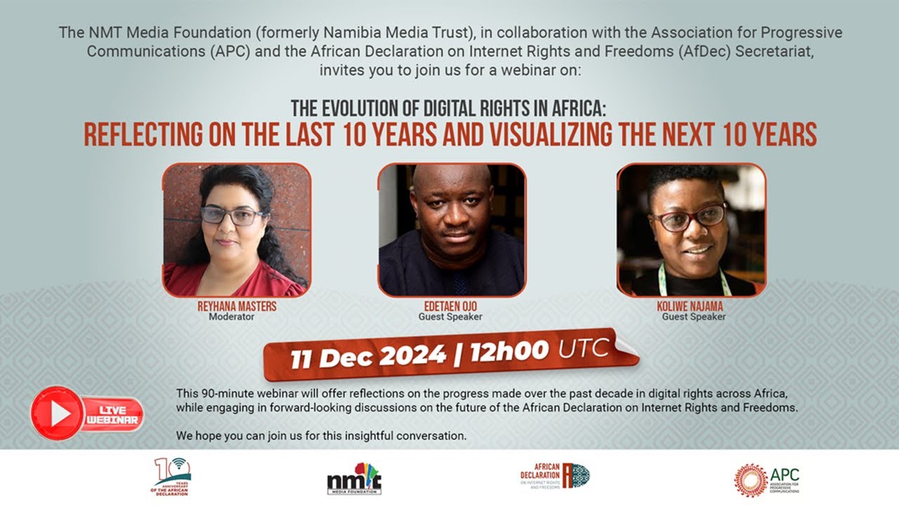 WEBINAR: THE EVOLUTION OF DIGITAL RIGHTS IN AFRICA