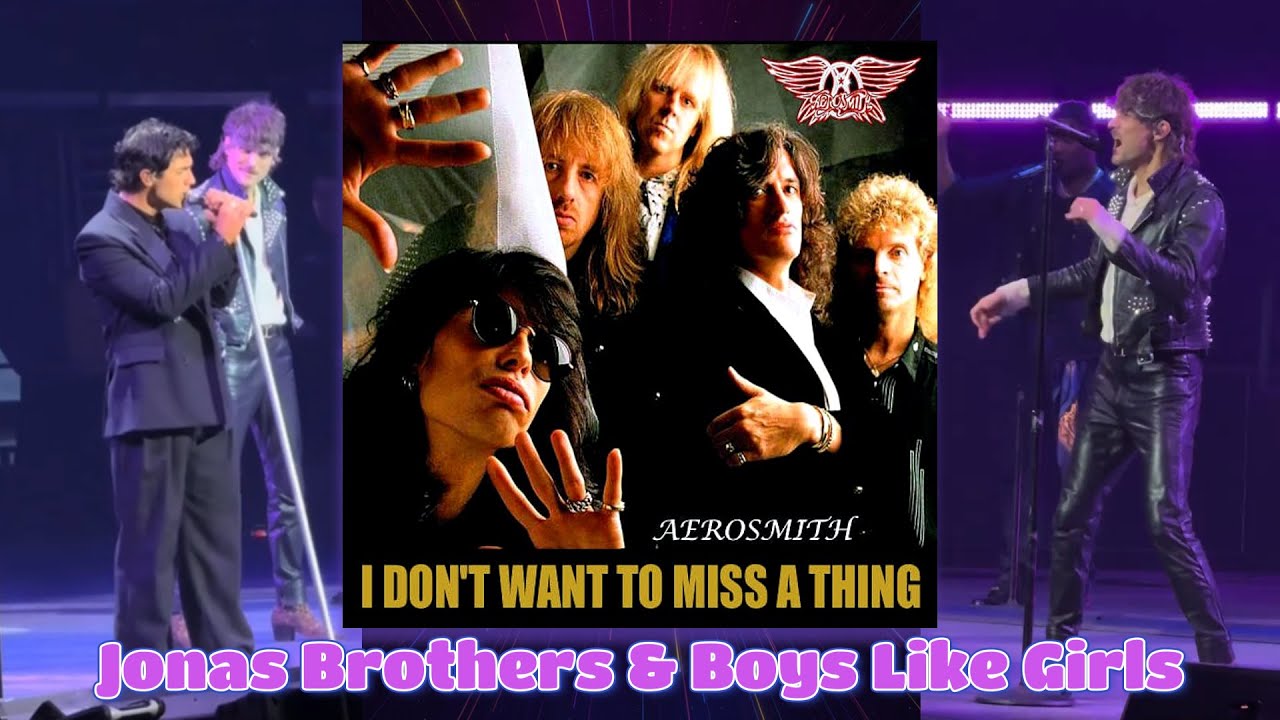 Jonas Brothers & Boys Like Girls “I Don’t Want To Miss A Thing” (Aerosmith) in Omaha 2025 #live