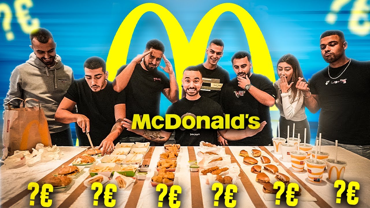 TODA COMIDA DO MC DONALDS QUE VOCÊ COMER EU VOU PAGAR - ÀS CEGAS !!
