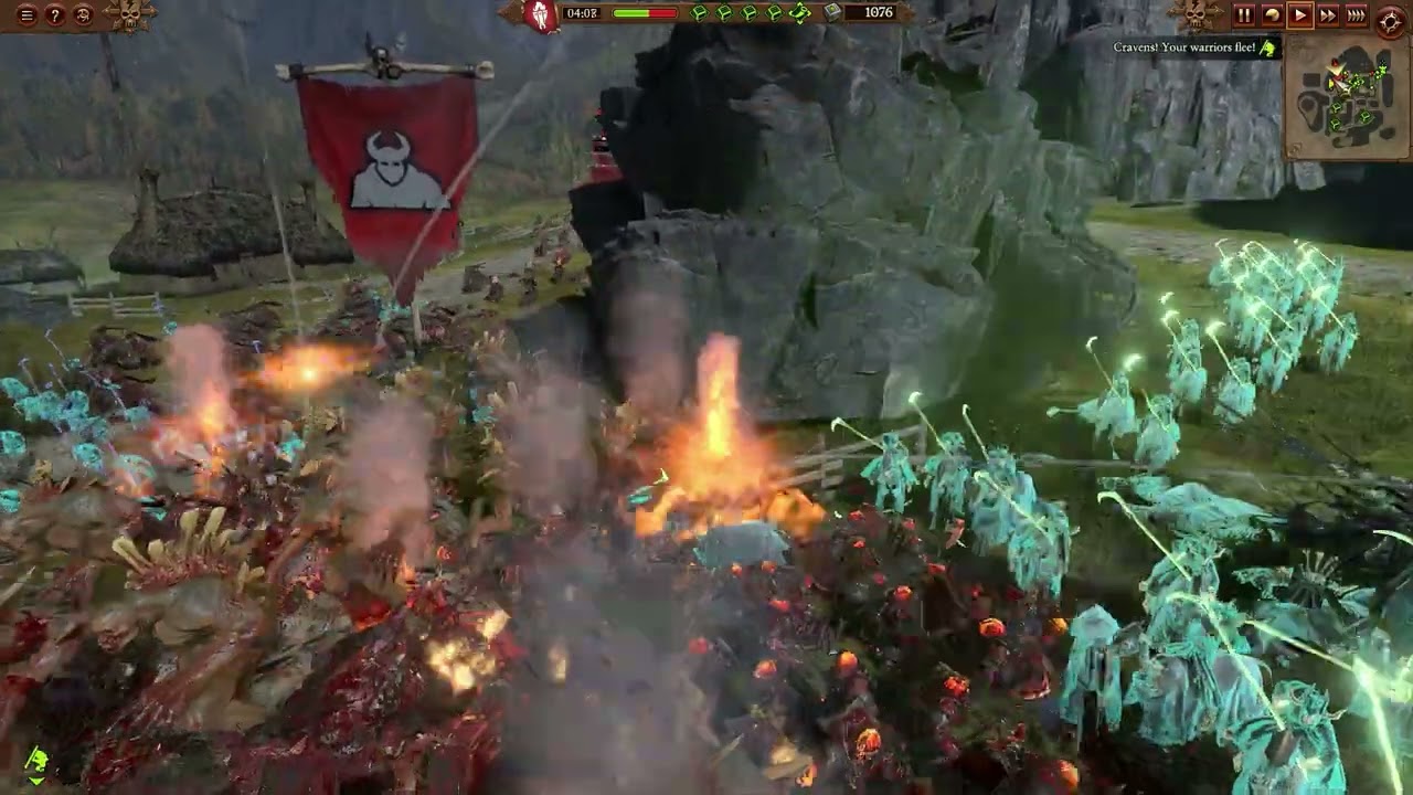 TotalWar Warhammer III Chaos Dwarf vs Vampire Counts