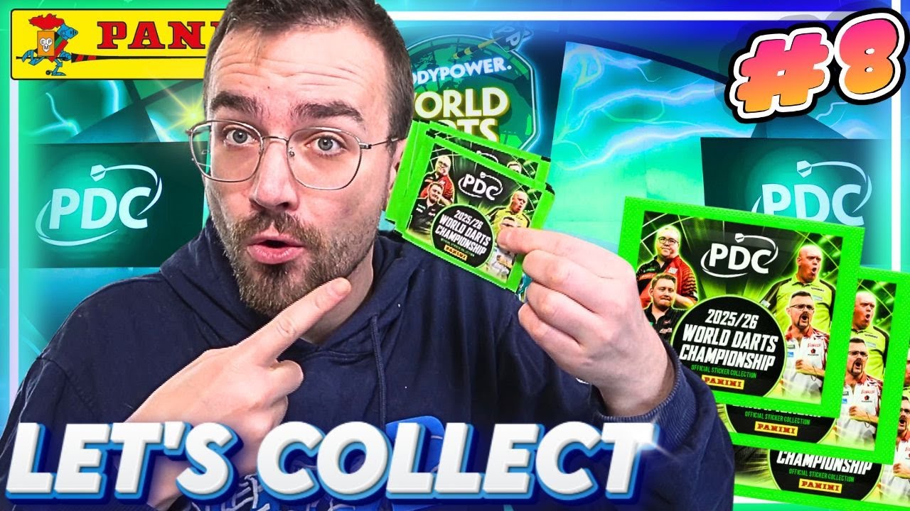 PANINI DARTS WM World Championship STICKER 2025/26 🎯 LETS COLLECT #8 😱🔥