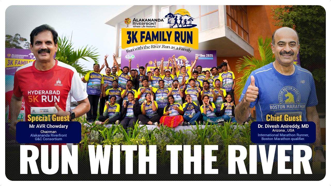 3K Family Run at Alakananda | A Morning Where Fitness Met River Krishna