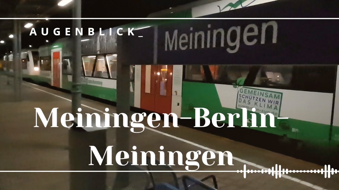 Unterwegs nach Berlin I Stille Zugfahrt