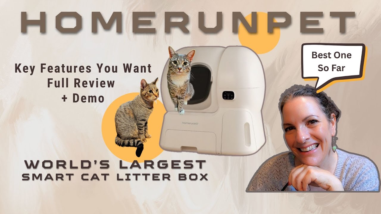 HOMERUNPET | World's Largest Smart Cat Litter Box | Key Features + Review
