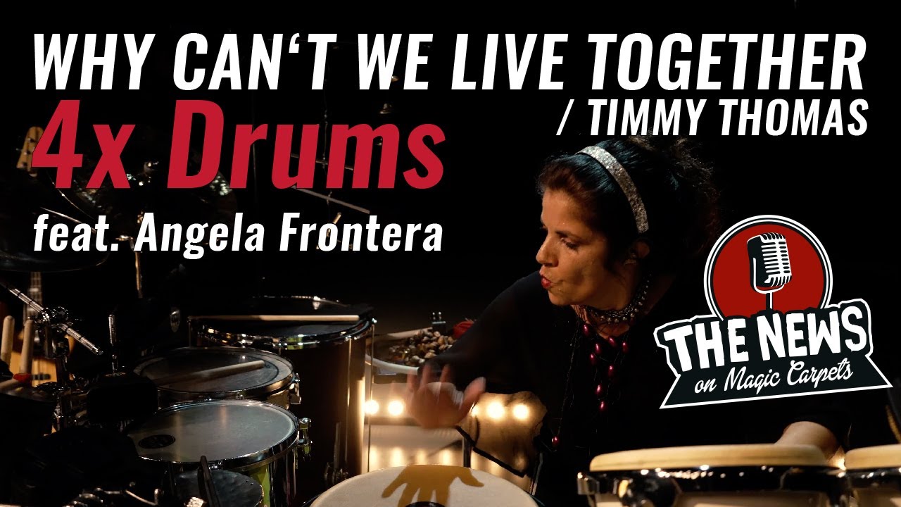 Why Can't We Live Together - Timmy Thomas (Cover) by THE NEWS feat. Angela Frontera