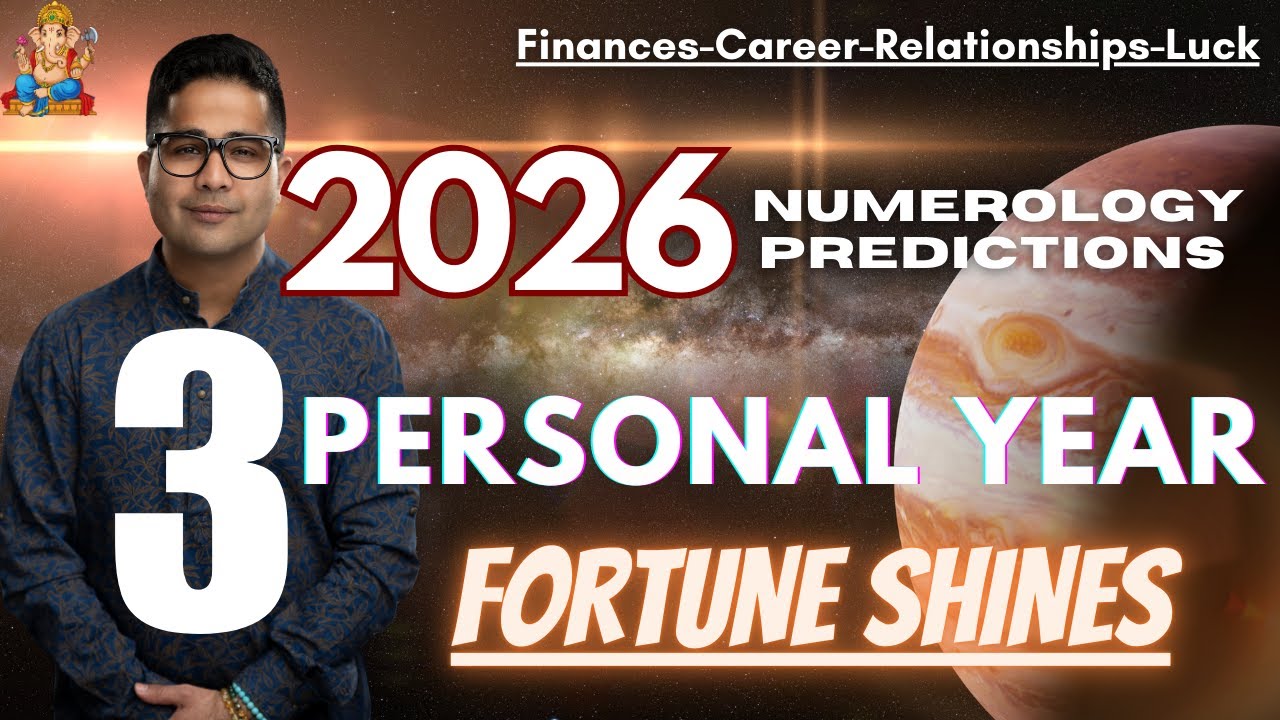 2026 Annual Predictions from Numerology - Personal Year 3  ⁨@GISTTClips⁩   ⁨@njshivoham⁩