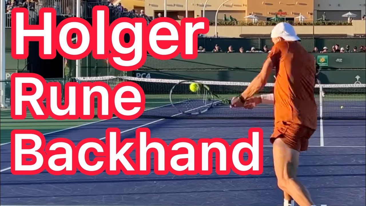 How Holger Rune Hits His Two Handed Backhand (5 Awesome Tennis Tips)