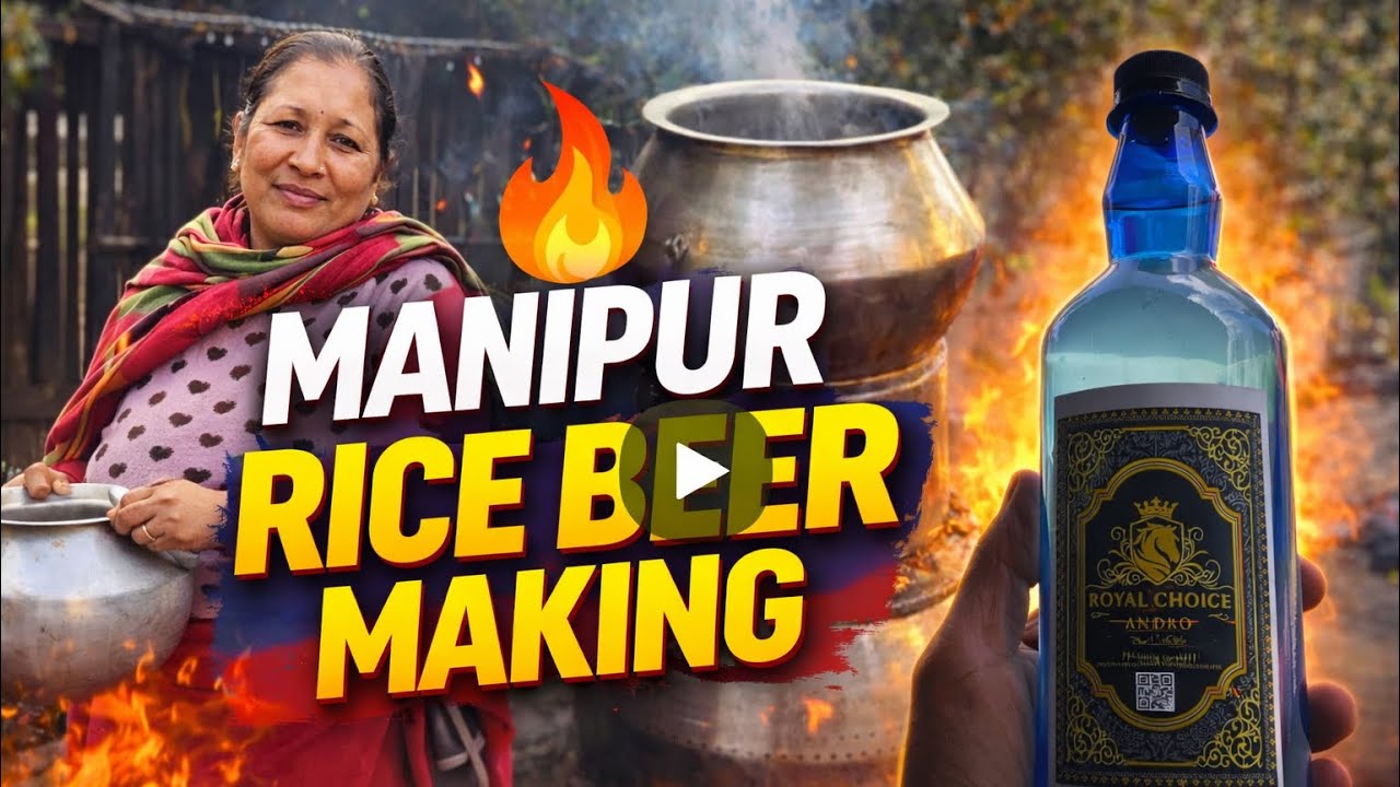 Rice beer Making Process In Manipur North East India!